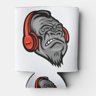 Enfriador De Latas Auriculares de gorila La Montaña Grande Face, Gori