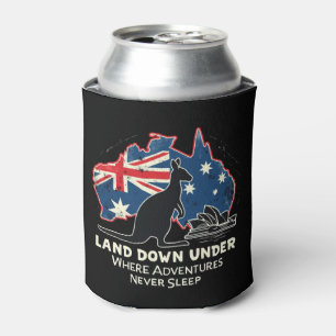 Enfriador De Latas Australia Canguro Aussies Land Down Under