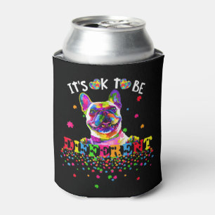 Enfriador De Latas Autismo Conciencia Bulldog Regalos de amantes de p