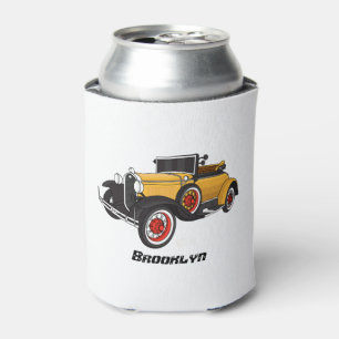 Enfriador De Latas Auto amarillo clásico 1931