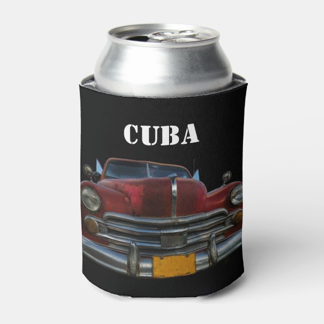 Enfriador De Latas Auto clásico americano en Vinales, Cuba (Lata Anverso)