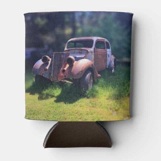 Enfriador De Latas Auto clásico de época (Anverso)