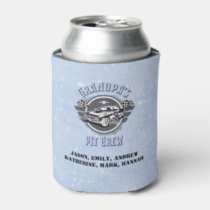 Enfriador De Latas Auto de Carreras del abuelo retro moderno