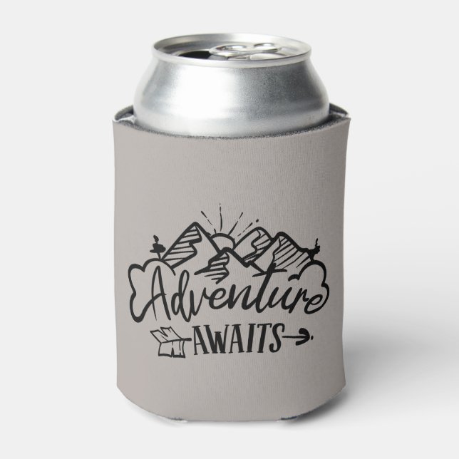 Enfriador De Latas aventura genial espera el arte de la palabra (Lata Anverso)