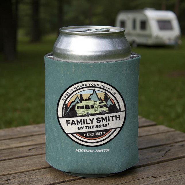 Enfriador De Latas Aventuras familiares personalizadas para caravanas (Subido por el creador)