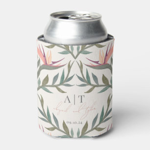 Enfriador De Latas Aves amorosas en el paraíso personalizado