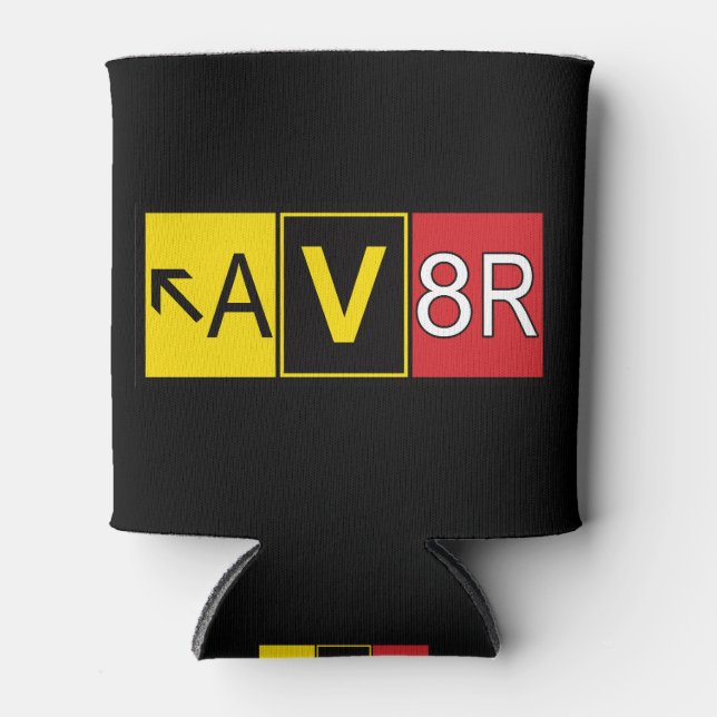 Enfriador De Latas Aviador - AV8R - (Anverso)