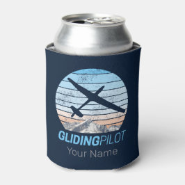Enfriador De Latas Aviador Vintage del piloto brillante Aviador Sunse