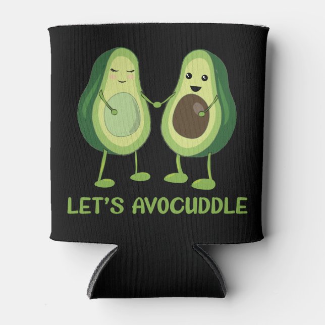 Enfriador De Latas Avocuddle - Funny Aguacate Pun (Anverso)