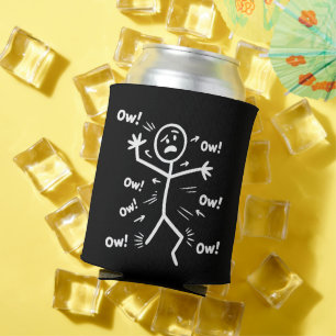 Enfriador De Latas Ay Ay Ay Personaje de Palo de Comedia Dolor Crónic