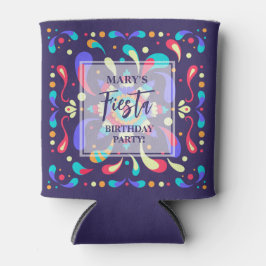 Enfriador De Latas Azul de Fiesta colorido