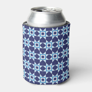 Enfriador De Latas azul de las estrellas oscuras textura moda noche f