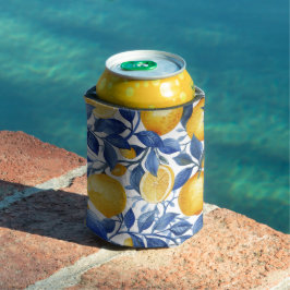 Enfriador De Latas Azul negrita Italia Positano Lemon