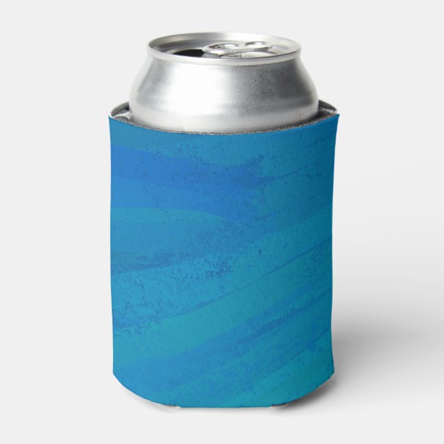 Enfriador De Latas Azul Océano (Lata Anverso)