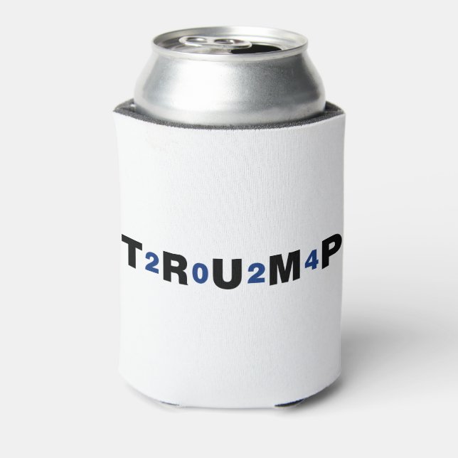 Enfriador De Latas Azul Trump 2024 (Reverso de la lata)