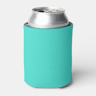 Enfriador De Latas azul turquesa aguamarina sólido