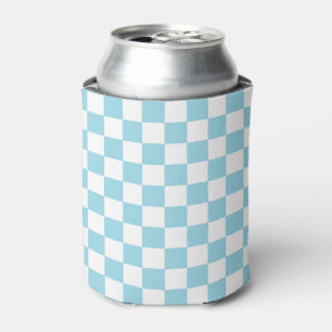 Enfriador De Latas Azul y blanco pastel