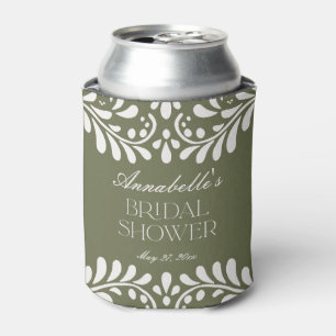 Enfriador De Latas Azulejo Verde Talavera Fiesta Española Despedida d