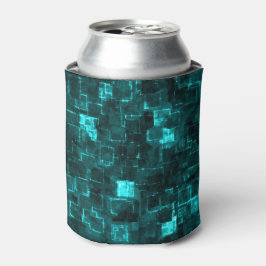 Enfriador De Latas Azulejos Digitales de Acuarela Brillante