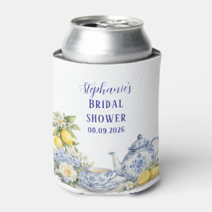 Enfriador De Latas Azulejos portugueses azul Regalo de ducha de novia