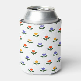 Enfriador De Latas Baby in Bloom Tulip Trendy Modern Baby Shower
