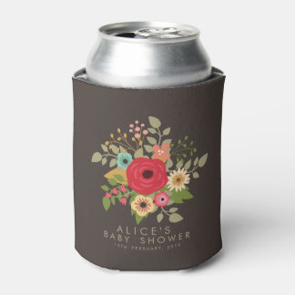 ENFRIADOR DE LATAS BABY SHOWER FLORAL MODERNO PUEDE TENER EL REFRIGER