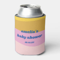 Baby Shower Personalizado lúdico azul rosa amarill