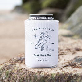 Enfriador De Latas Bachelorette Coastal Cowgirl