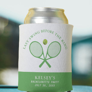 Enfriador De Latas Bachelorette de Tenis de la última gira antes del 