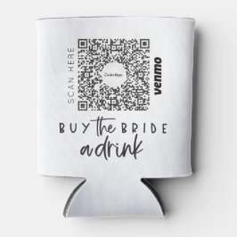 Enfriador De Latas Bachelorette Venmo Código QR Comprar A La Novia Un