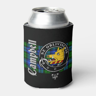 Enfriador De Latas Badge Campbell Clan y Tartán