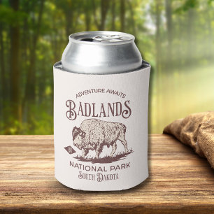 Enfriador De Latas Badlands National Park South Dakota Funny Travel