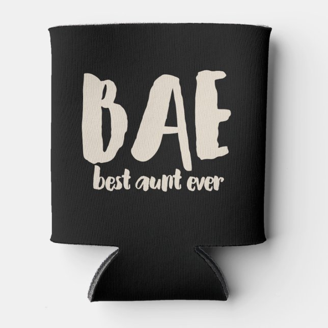 Enfriador De Latas BAE Mejor Tía De La Historia (Anverso)