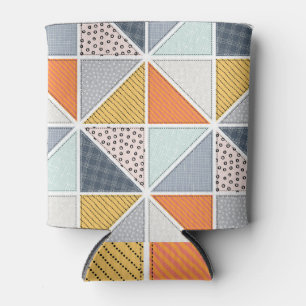 Enfriador De Latas Baldosas de mosaico, patrón versátil abstracto.
