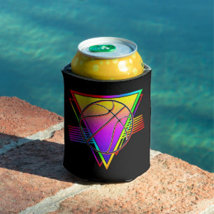 Enfriador De Latas Balón de Baloncesto Retro Moderno
