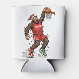 Enfriador De Latas Baloncesto de Bigfoot Sasquatch Navidad 2026 Holid