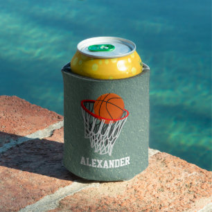 Enfriador De Latas Baloncesto personalizado y aro