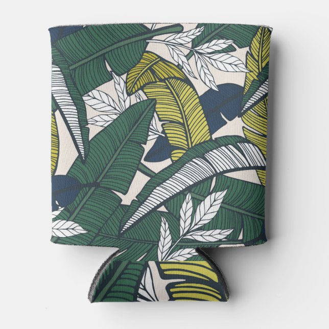 Enfriador De Latas Banana Deja Ilustracion Duro A Mano. (Anverso)