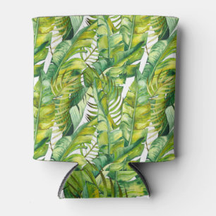 Enfriador De Latas Banana tropical deja patrón acuático