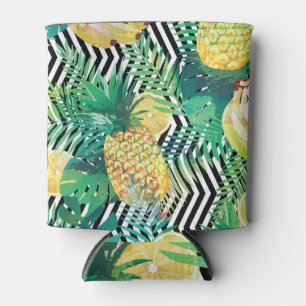 Enfriador De Latas Bananas exóticas Lemones Tropicales Sin Marea