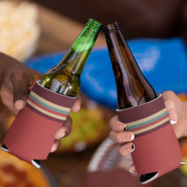 Enfriador De Latas Banda de tonos marrones (Can coolers)