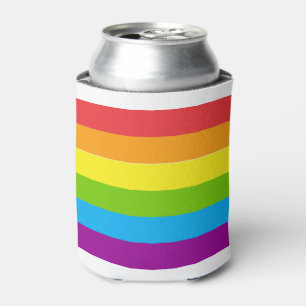 Enfriador De Latas Bandas de arco iris del Orgullo LGBTQ