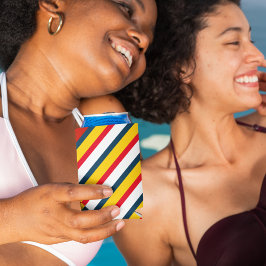 Enfriador De Latas Bandas diagonales multicolor