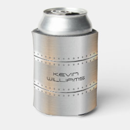 Enfriador De Latas Bandas metálicas de color gris plateado