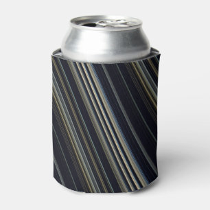 Enfriador De Latas Bandas multicolores de la Marina Clásica y Oro
