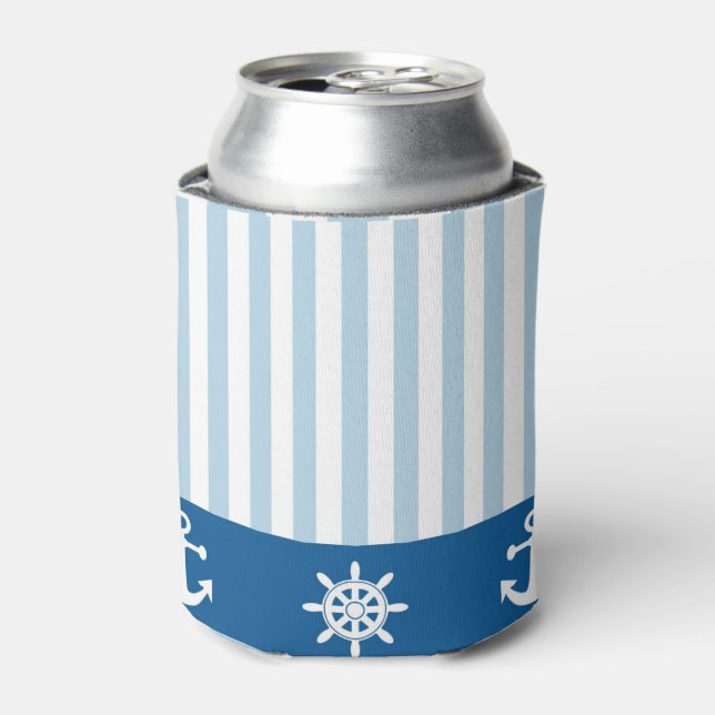 Enfriador De Latas Bandas náuticas (Lata Anverso)