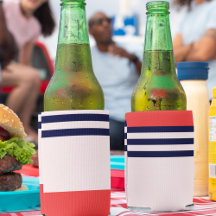 Bandas rojas y negras