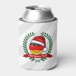 Enfriador De Latas Bandera alemana estilo navidad