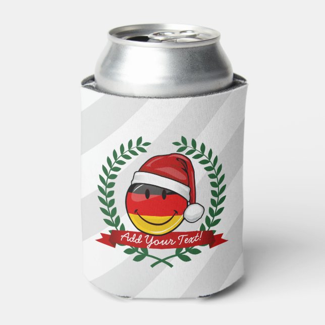Enfriador De Latas Bandera alemana estilo navidad (Lata Anverso)