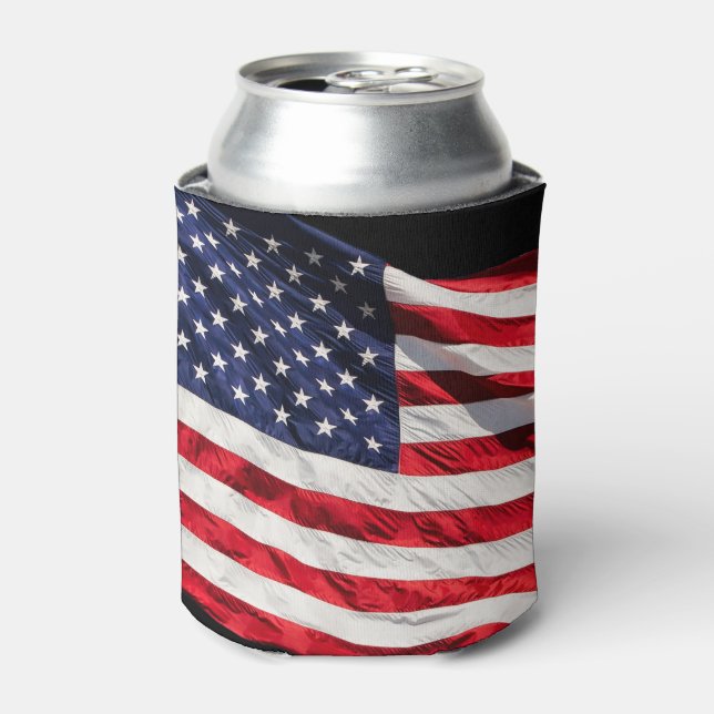 ENFRIADOR DE LATAS BANDERA AMERICANA (Lata Anverso)